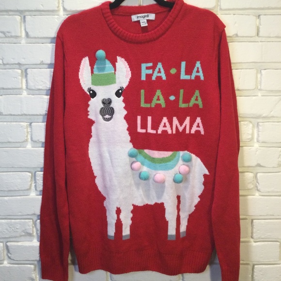 Ugly Christmas Sweater Sweaters Ugly Christmas Sweater Llama Themed Mens Xl Poshmark